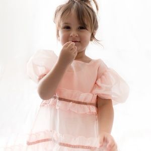 [3y] Airfish Chou Creme Dress NWOT